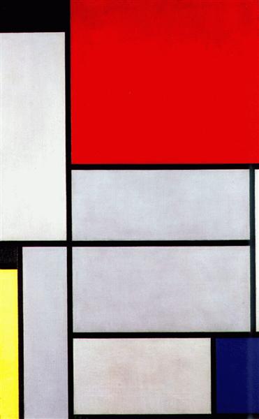 Tableau I, 1921 - Piet Mondrian