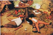 Das Schlaraffenland - Pieter Bruegel der Ältere