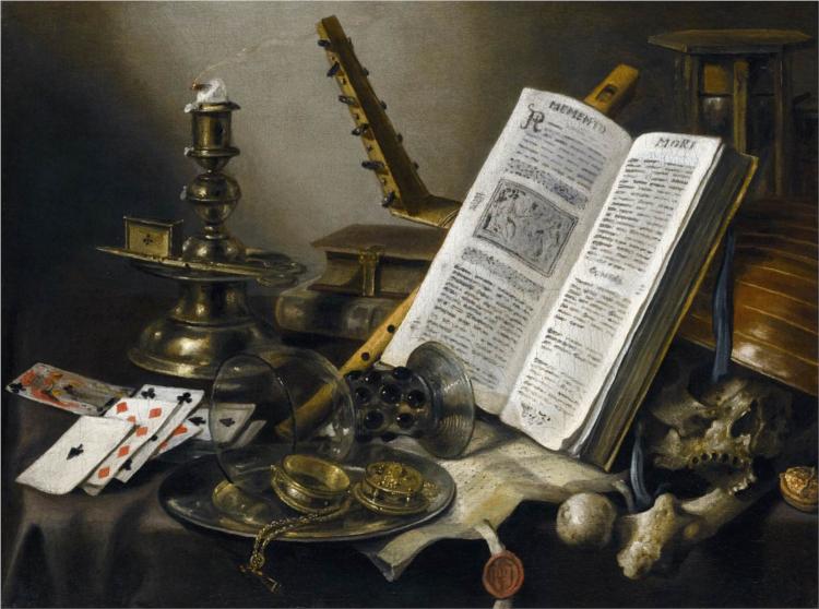 Vanitas. Still Life, 1660 - Pieter Claesz.