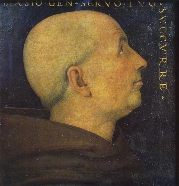 Portrait de Biagio Milanesi, c.1499 - Le Pérugin