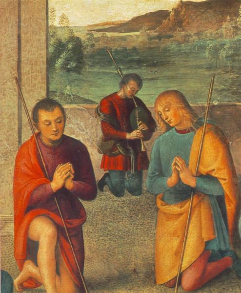 The Presepio (detail 1), 1498 - П'єтро Перуджино