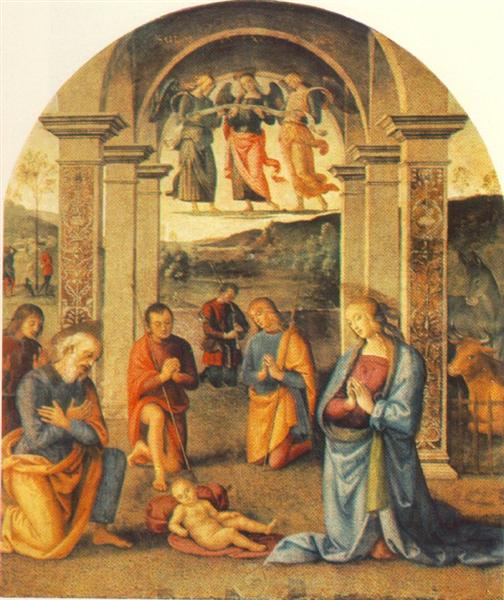 Ясли, 1498 - Пьетро Перуджино