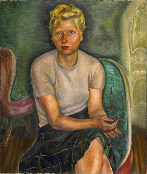 Portrait of Mrs. Zimmerman, 1943 - Пруденс Х'юард
