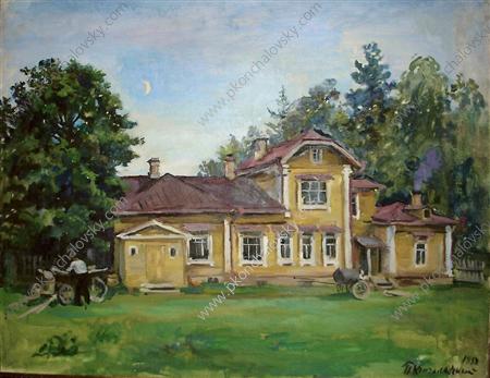 House in Knobs, 1933 - Pyotr Konchalovsky