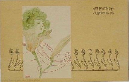 Street Flowers, 1899 - Raphael Kirchner