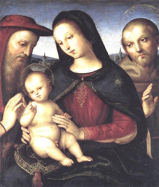 Madonna with Child and Saints, c.1502 - Raphaël
