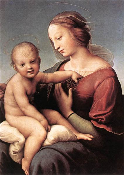 Большая Мадонна Каупера, 1508 - Рафаэль Санти