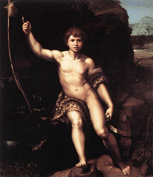 St. John the Baptist in the Desert, c.1518 - 1520 - Rafael