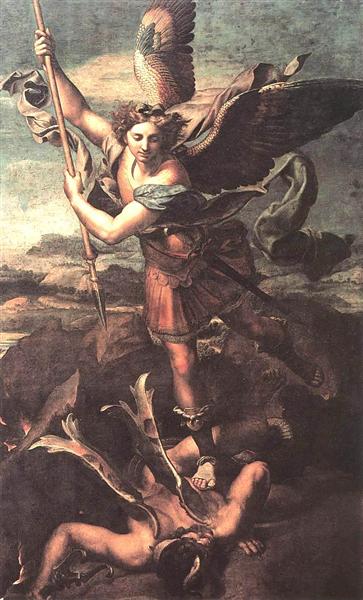 St. Michael Overwhelming the Demon, 1518 - Raphael