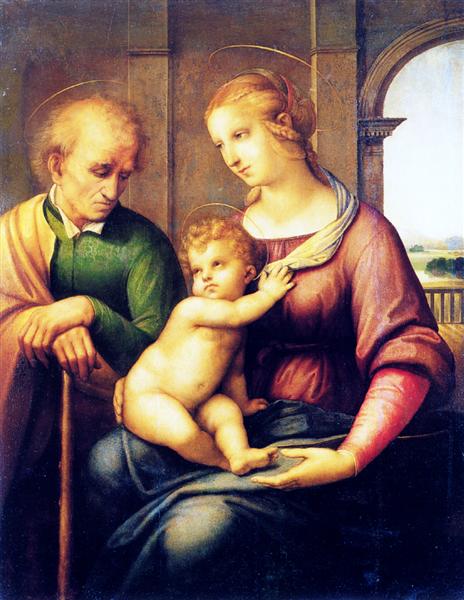 The Holy Family, 1506 - Рафаэль Санти