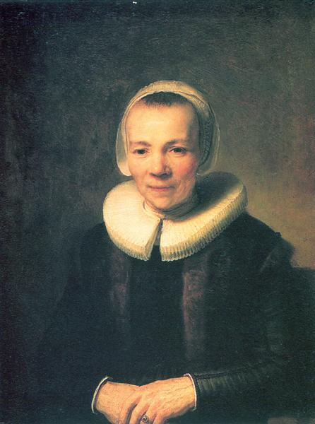 Baerte Martens, Wife of Herman Doomer, 1640 - Rembrandt