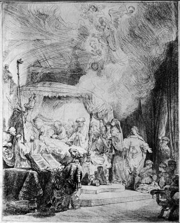 Death of the Virgin, 1639 - Рембрандт