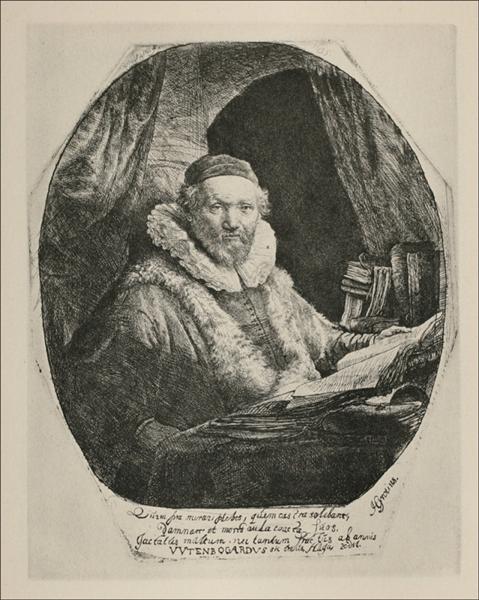 Johannes Uijtenbodaerd, 1635 - Rembrandt van Rijn