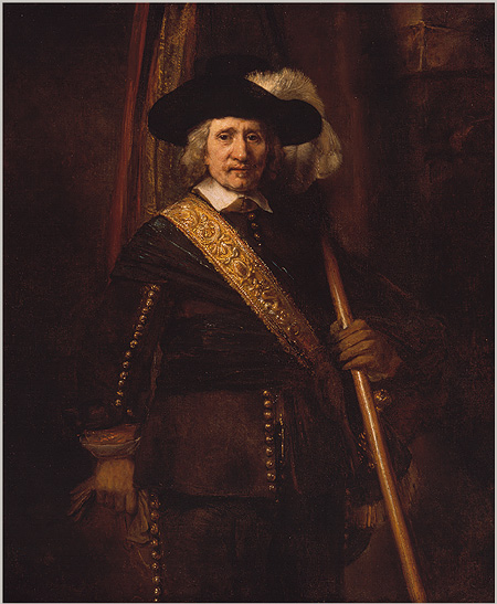 Portrait of Floris Soop, 1654 - 林布蘭