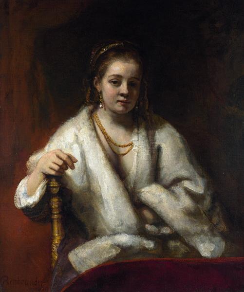 Portrait of Hendrickje Stoffels, 1654 - 1659 - Rembrandt