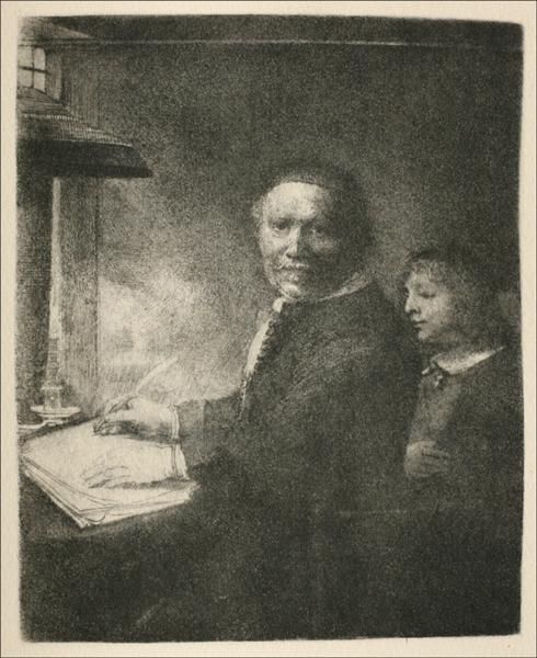 Portrait of Lieven Willemsz van Coppenol, 1653 - Rembrandt van Rijn