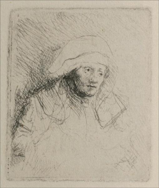 Rembrandt`s Wife Dying, 1642 - Rembrandt - WikiArt.org