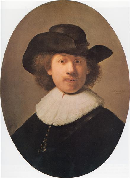 Автопортрет, 1632 - Рембрандт