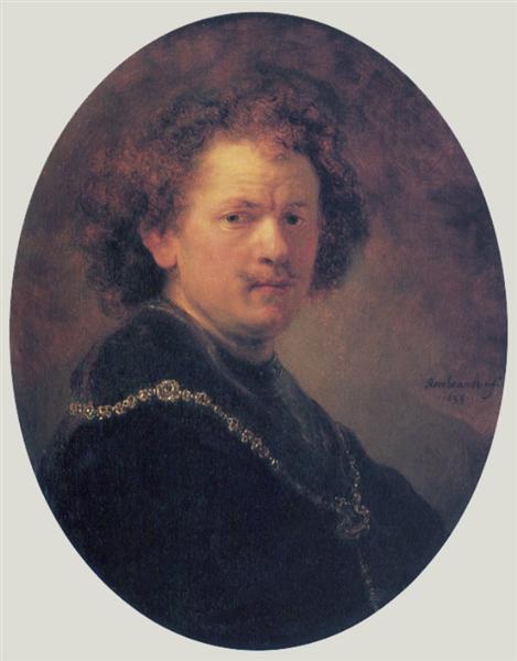 Автопортрет, 1633 - Рембрандт