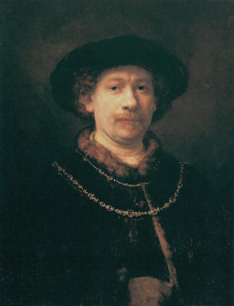Self-portrait, 1643 - Рембрандт