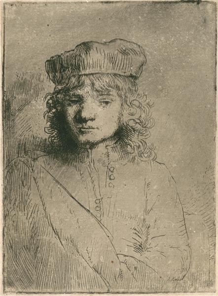 The artist`s son Titus, 1656 - 林布蘭