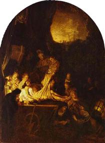 Grablegung Christi - Rembrandt van Rijn
