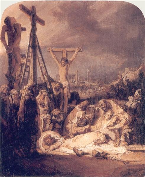 The Lamentation over the Dead Christ, c.1635 - 林布蘭