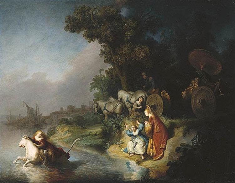 The Rape of Europe, 1632 - Rembrandt