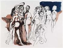 Hommage à Picasso - Renato Guttuso