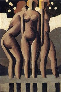 Bathers - Rene Magritte