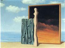 Composition on a seashore - Rene Magritte