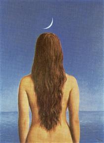 The evening gown - Rene Magritte
