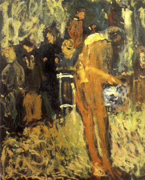 Nude in Garden, 1908 - Рихард Герстль