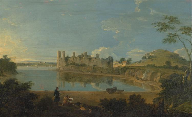 Caernarvon Castle, 1745 - Ричард Уилсон