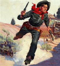 Wild West Weekly, pulp cover, December 14 1935 - Роберт Джордж Харрис