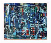 Abstract in Blue - Robert Goodnough