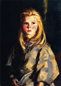Young Blond Girl, Corrymore Lass (Bridget Lavelle) - Роберт Генри
