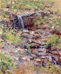 Cascading Brook - Robert Lewis Reid