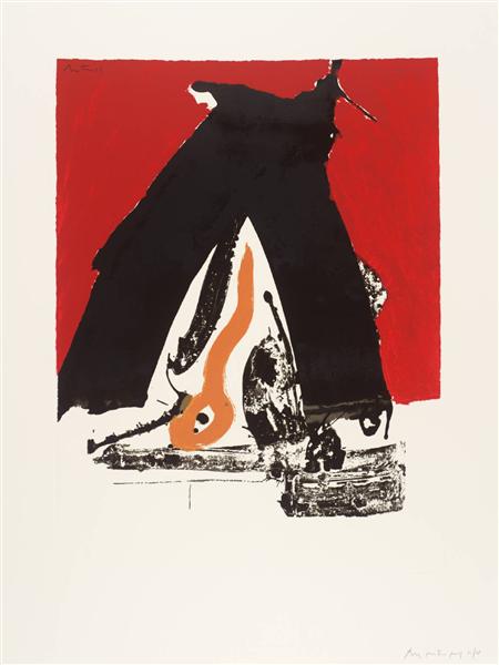 Untitled D (From The Basque Suite), 1970 - Robert Motherwell