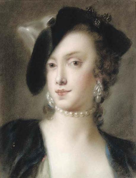 Portrait of Caterina Sagredo Barbarigo - Rosalba Carriera
