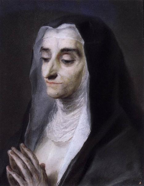 Portrait of Sister Maria Caterina, 1734 - Розальба Каррьера