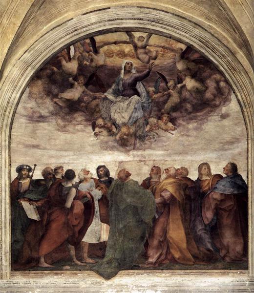 Assumption of the Virgin, 1517 - Россо Фьорентино