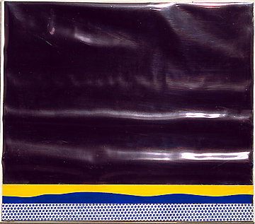 Yellow landscape, 1965 - Roy Lichtenstein