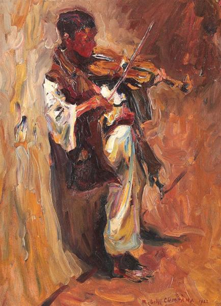 Little Violonist, 1922 - Rudolf Schweitzer-Cumpana