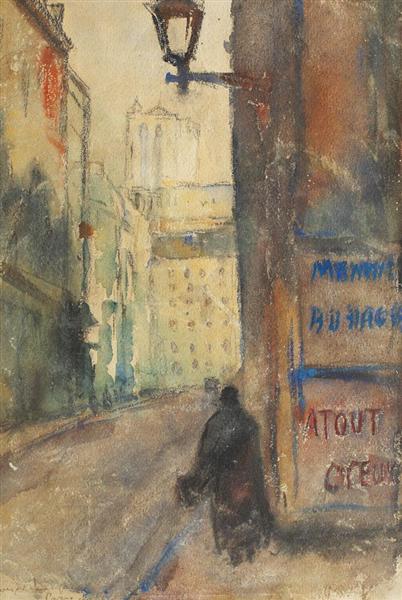 Street in Paris, 1931 - Рудольф Швейцер-Кумпана
