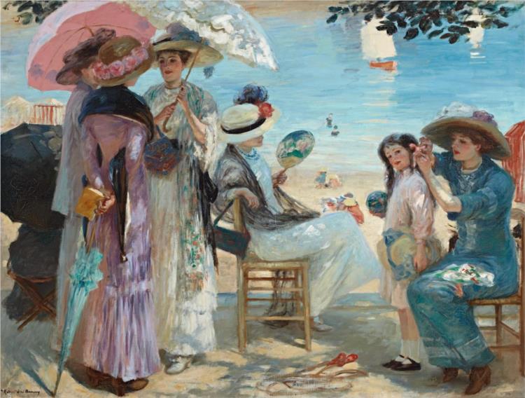 Beautiful Afternoon in Royan, 1910 - Руперт Банни