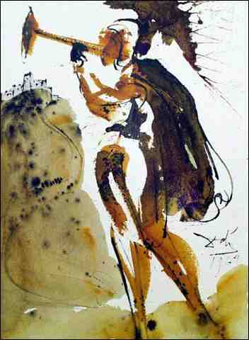 Canita tuba in Sion (Joel 2:1), 1964 - 1967 - Salvador Dalí