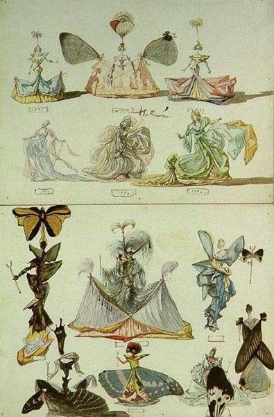 Fancy Costumes, 1956 - Salvador Dali