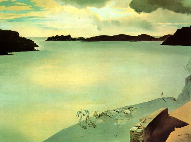 Landscape of Port Lligat, 1950 - Сальвадор Далі