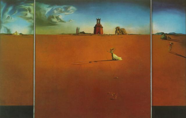 Landscape with Girl Skipping Rope, 1936 - Salvador Dali